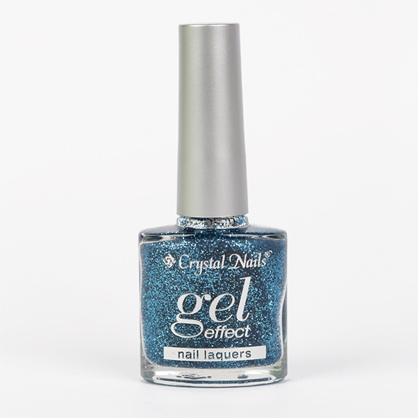 Crystal Nails - Gel Effect körömlakk 42 - Glitter blue 10ml
