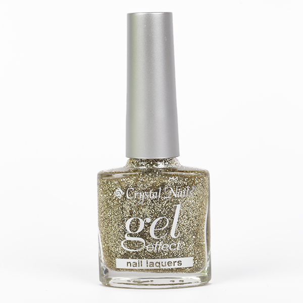 Crystal Nails - Gel Effect körömlakk 44 - Glitter gold 10ml