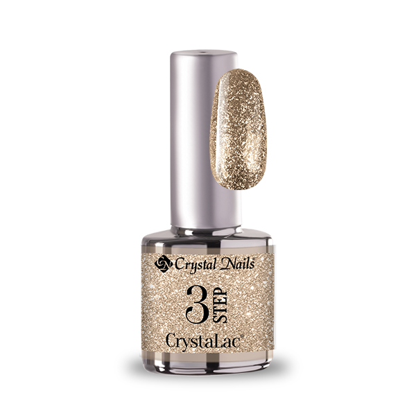Crystal Nails - 3 STEP CrystaLac - 3S207 (4ml) - Full Platinum