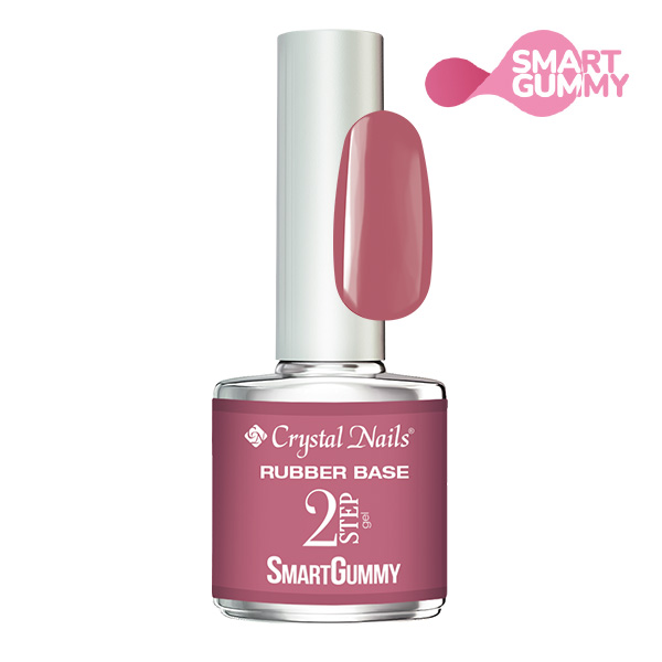 Crystal Nails - 2S SmartGummy Rubber base gel - Nr37 Burnt Sienna 8ml