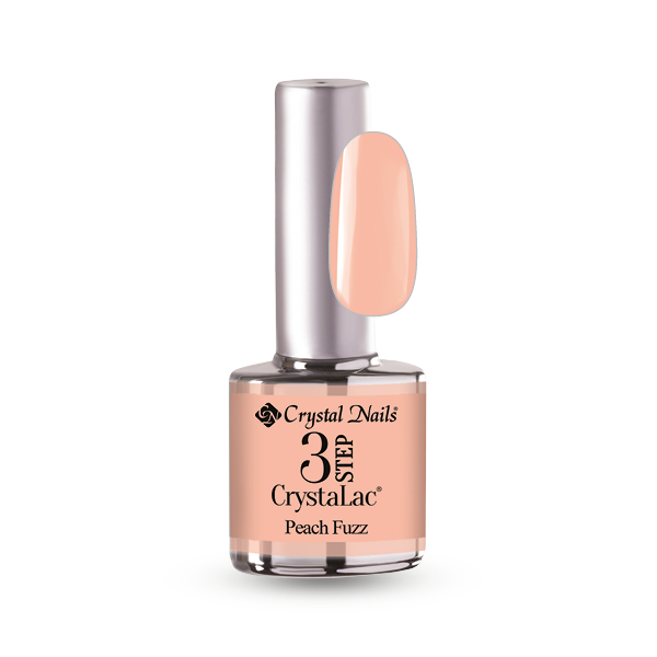 Crystal Nails - 3 STEP CrystaLac - Az év színe 2024 (8ml) - Peach Fuzz