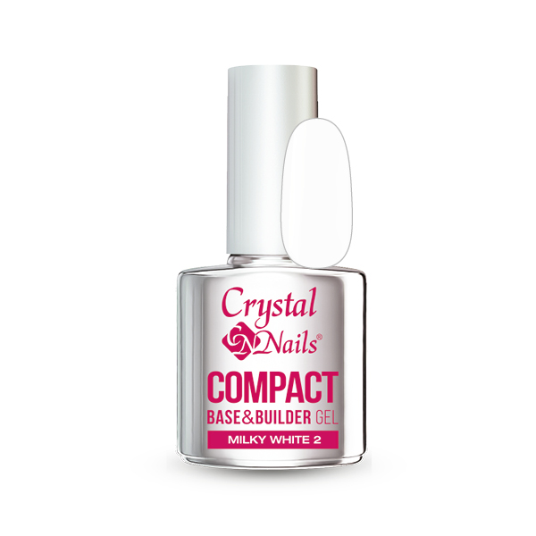 Crystal Nails - Compact Base gel Milky white 2 - 13ml