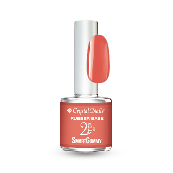 Crystal Nails - 2S SmartGummy Rubber base gel - Nr58 Desert Flower 8ml