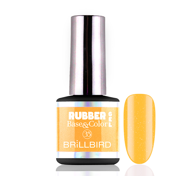 BrillBird - Rubber Gel Base&Color - 35 - 8ml