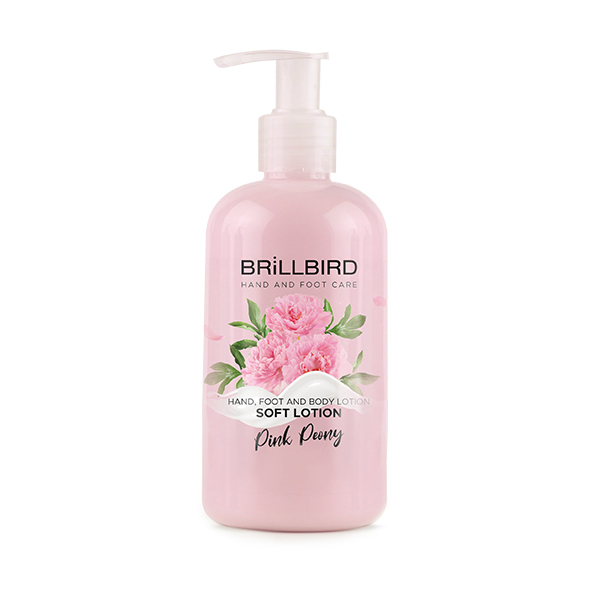 BrillBird - Pink Peony - Kéz- és lábápoló krém - Soft lotion 250ml