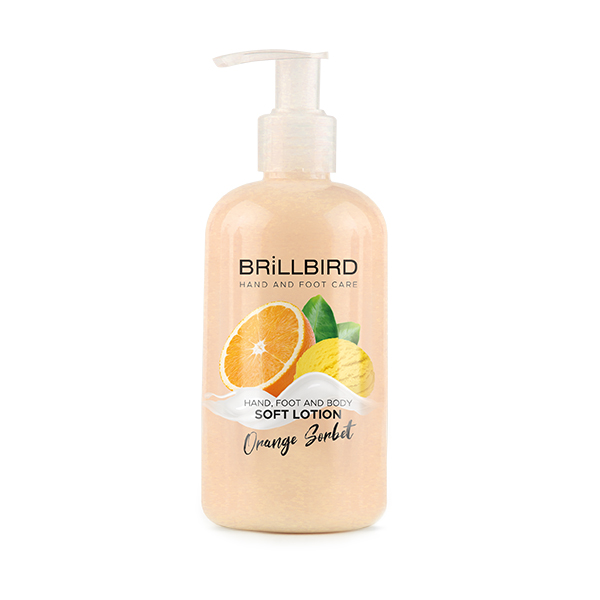 BrillBird - Orange Sorbet - Kéz- és lábápoló krém - Soft lotion 250ml