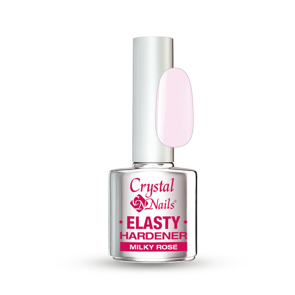 Crystal Nails - Elasty Hardener Gel - Milky Rose 8ml