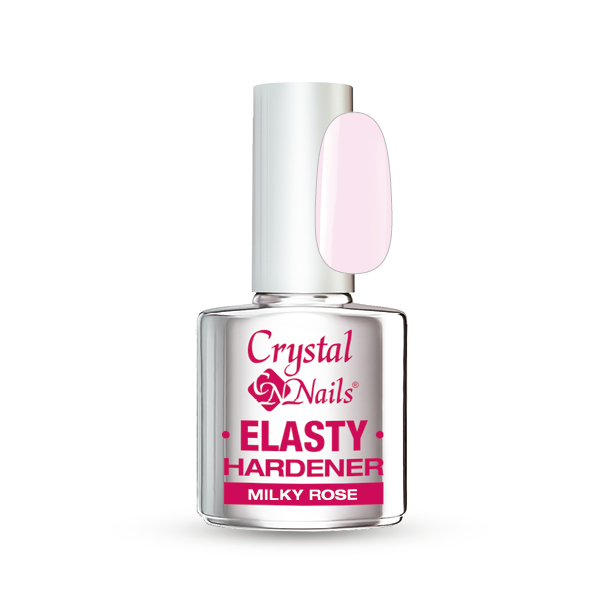 Crystal Nails - Elasty Hardener Gel - Milky Rose 13ml