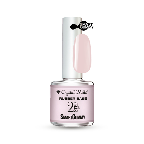 Crystal Nails - 2S SmartGummy Rubber base gel - Nr61 Milkshake 8ml