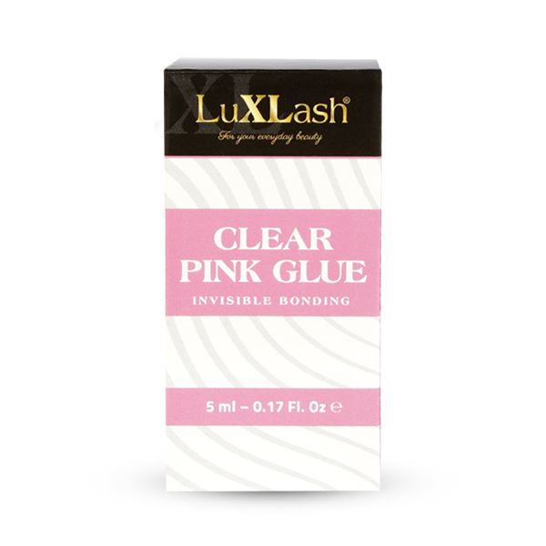 LuxLash - LuxLash Clear Pink Glue - áttetsző pink pillaragasztó 5ml