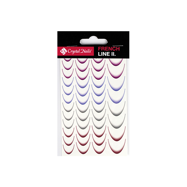 Crystal Nails - CN Vizes Mosolyvonal matrica - French Line II.