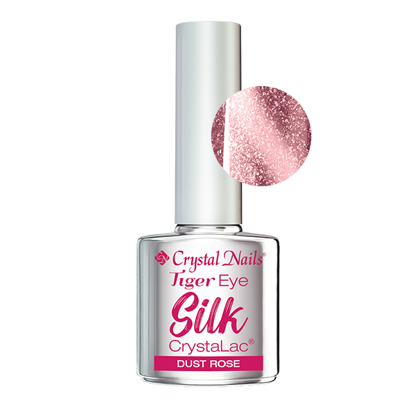 Crystal Nails - Tiger Eye Silk HEMA Fee CrystaLac - Dust Rose 4ml