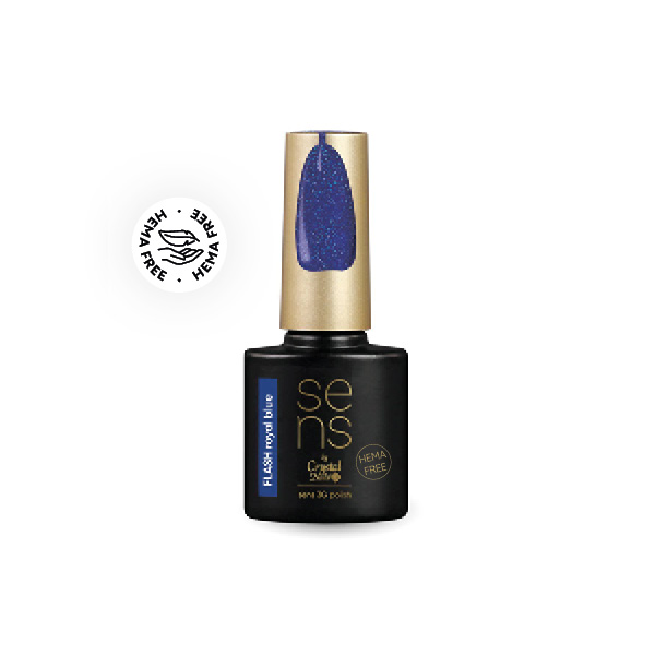 Sens by Crystal Nails - SENS 3G HEMA Free polish - Flash royal blue 4ml