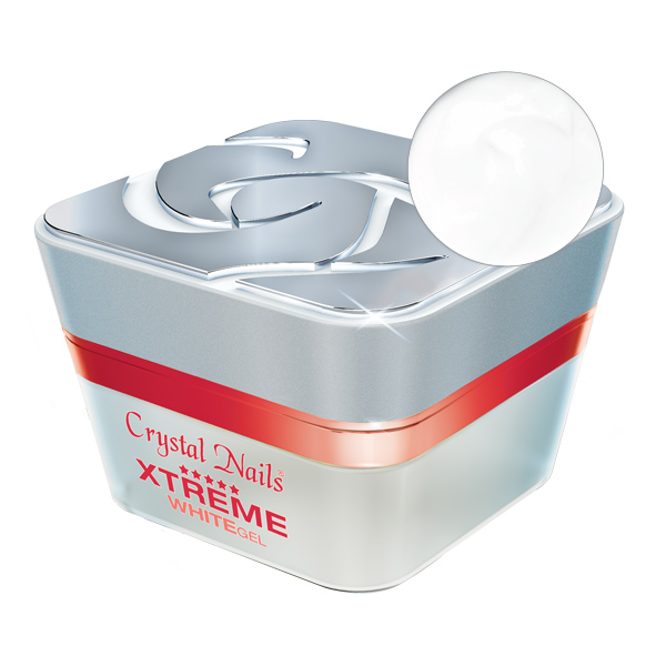 Crystal Nails - XTREME HEMA Free WHITE zselé - 5ml