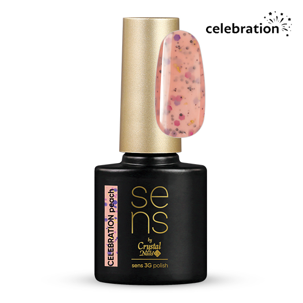 Sens by Crystal Nails - SENS 3G Polish HEMA Free - Celebration peach 4ml