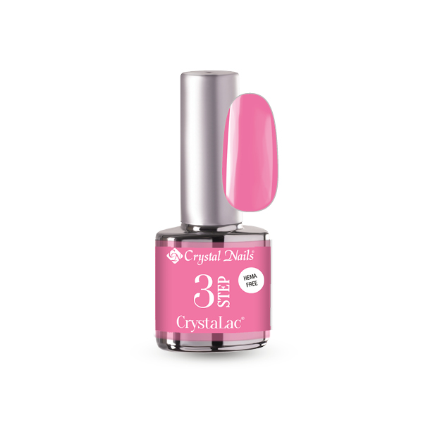 Crystal Nails - 3 STEP HEMA Free CrystaLac - 226 (8ml) - Barbie Pink