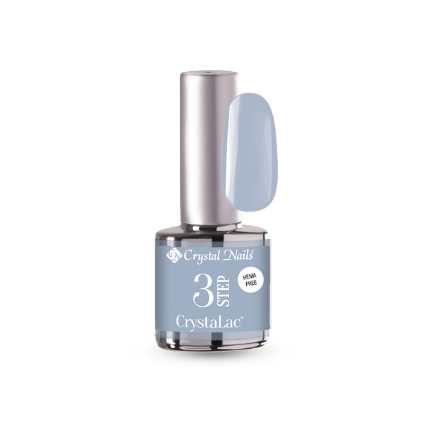 Crystal Nails - 3 STEP HEMA Free CrystaLac - 228 (4ml) - Pastel blue