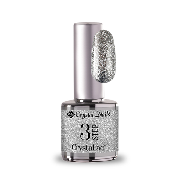 Crystal Nails - 3 STEP HEMA Free CrystaLac - HF3S FP02 (4ml) - Full Platinum