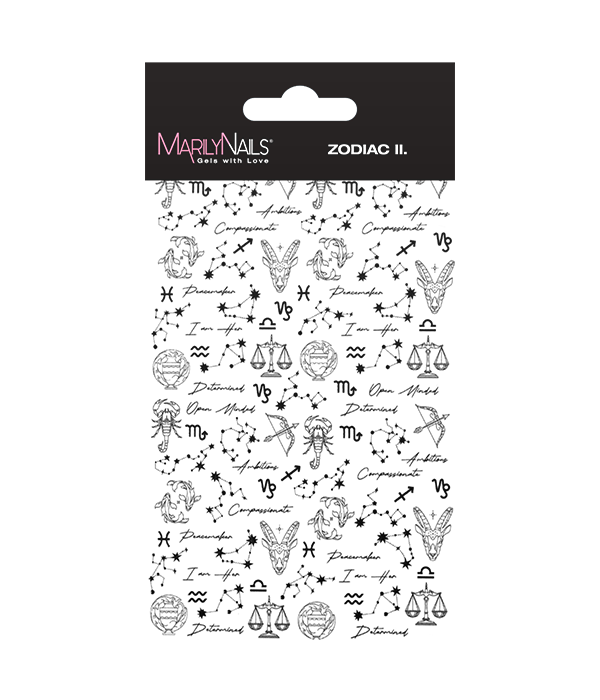 MarilyNails - Vizes Körömmatrica Zodiac II.