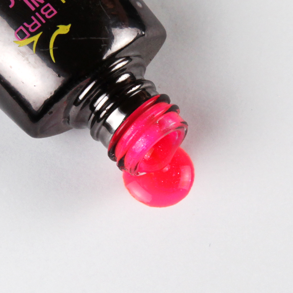 BrillBird - HEMA Free Frosty neon 3 lépéses neon rózsaszín gél lakk F01 15ml