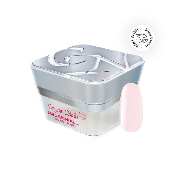 Crystal Nails - MILLENNIAL Builder Gel - Milky Rose 15ml