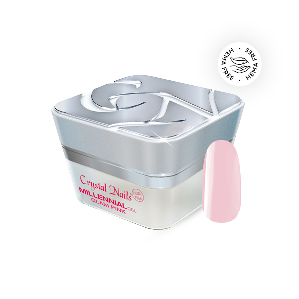 Crystal Nails - MILLENNIAL Builder Gel - Glam Pink 15ml