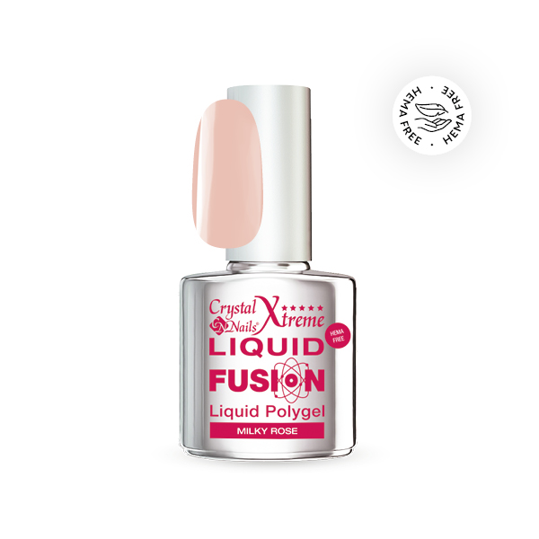 Crystal Nails - Liquid Fusion - Milky Rose 13ml