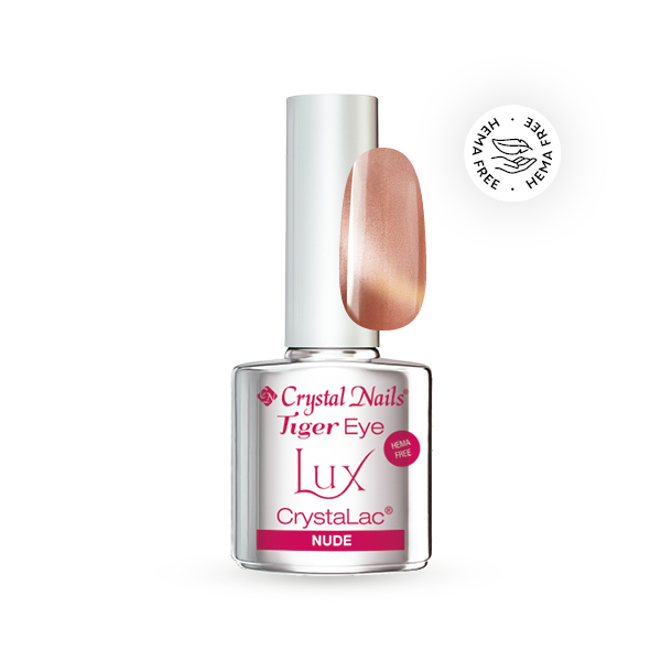 Crystal Nails - Tiger Eye Lux HEMA Free CrystaLac - Nude 4ml