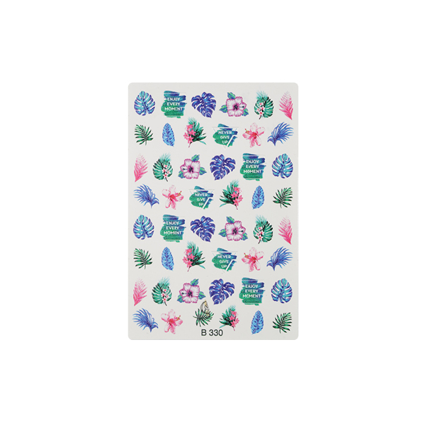 Crystal Nails - CN Vizes Körömmatrica - Vibrant Plants