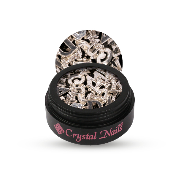 Crystal Nails - Signature díszítő mix - ezüst