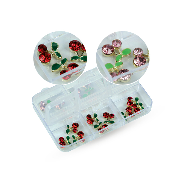 Crystal Nails - Cherry Lady mix - cseresznyés díszítő mix
