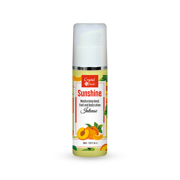 Crystal Nails - Moisturising Hand, Foot and Body Lotion - Sunshine - Intense 30ml
