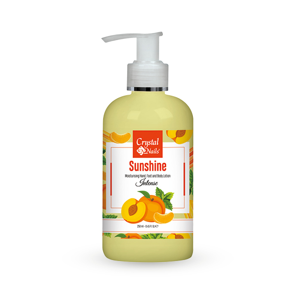 Crystal Nails - Moisturising Hand, Foot and Body Lotion - Sunshine - Intense 250ml