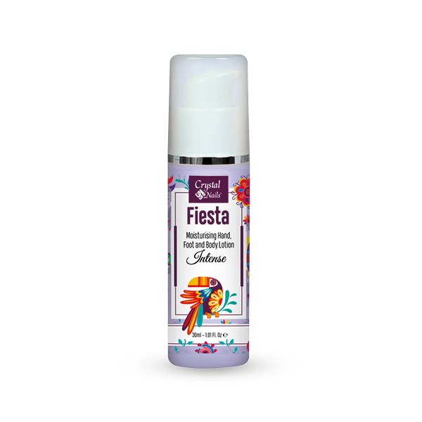 Crystal Nails - Moisturising Hand, Foot and Body Lotion - Fiesta - Intense 30ml