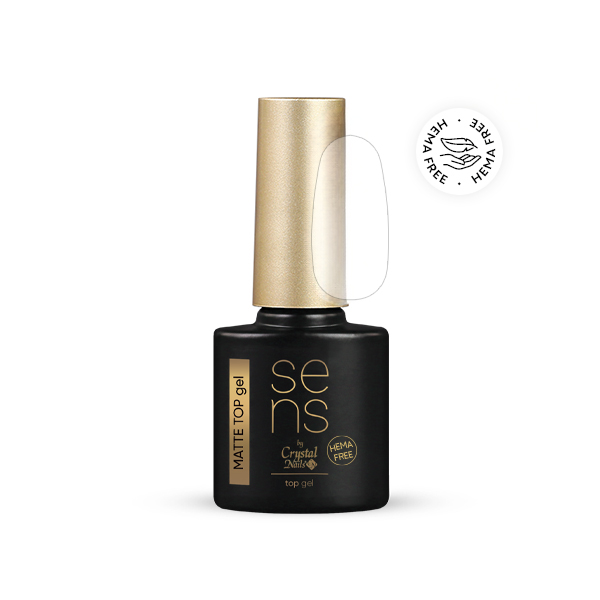 Sens by Crystal Nails - SENS HEMA Free MATTE TOP gel - 4ml