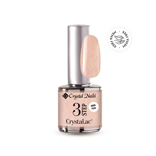 Crystal Nails - 3 STEP HEMA Free CrystaLac - 3S101 (4ml)