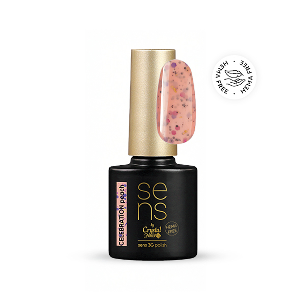 Sens by Crystal Nails - SENS 3G Polish HEMA Free - Celebration peach 4ml