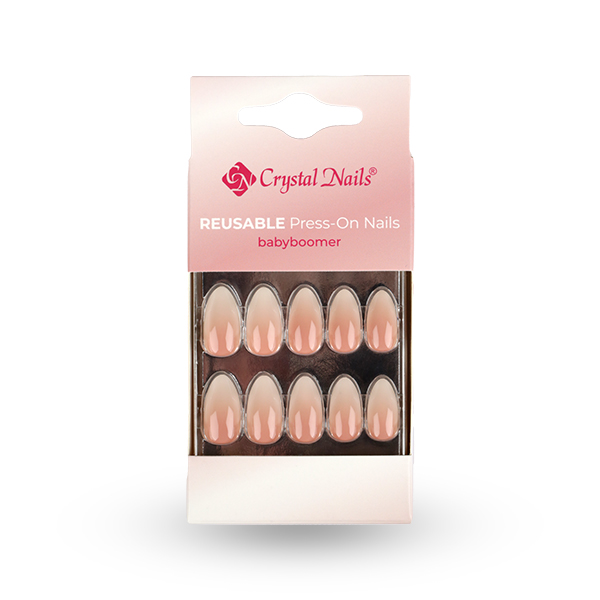 Crystal Nails - PressOn Nail Tip - Babyboomer