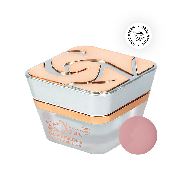 Crystal Nails - Xtreme HEMA Free Superior gel - Natural Pink 50ml