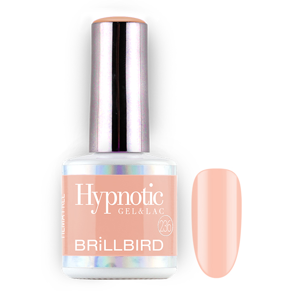 BrillBird -  Hypnotic HEMA Free Gel&Lac 8ml 236 - Év színe 2024 Peach fuzz