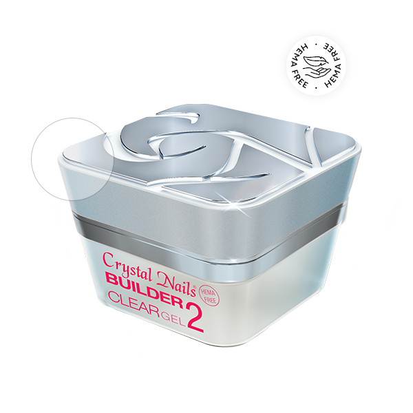 Crystal Nails - HEMA Free Builder Clear II. - 5ml