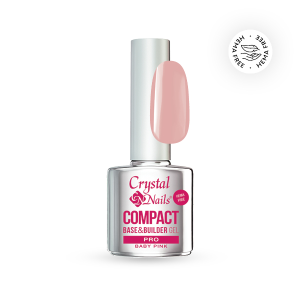 Crystal Nails - Compact Pro Base&Builder Cover Nude 13ml 