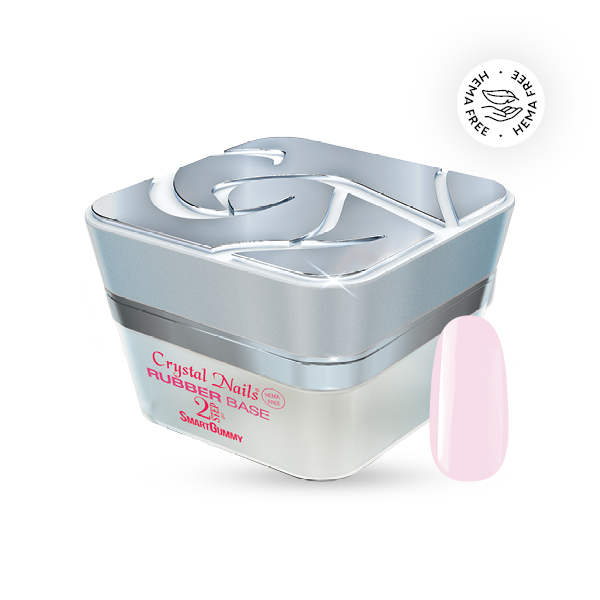 Crystal Nails - 2STEP SmartGummy Rubber Base Gel – NR14 30ml Tégelyben