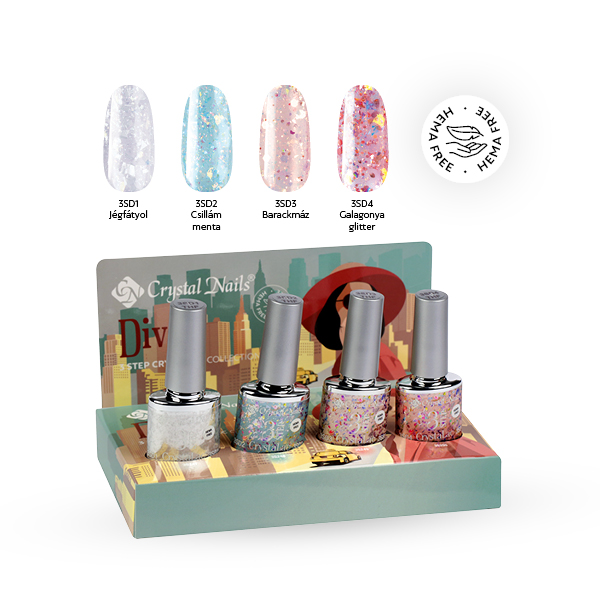 Crystal Nails - 3 Step CrystaLac Diva Collection 2025