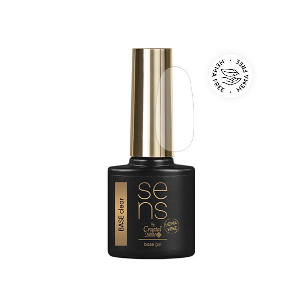 Sens by Crystal Nails - SENS HEMA Free BASE gel - CLEAR 10ml