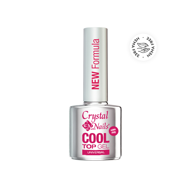 Crystal Nails - Cool Top Gel HEMA Free Universal - New Formula 8ml