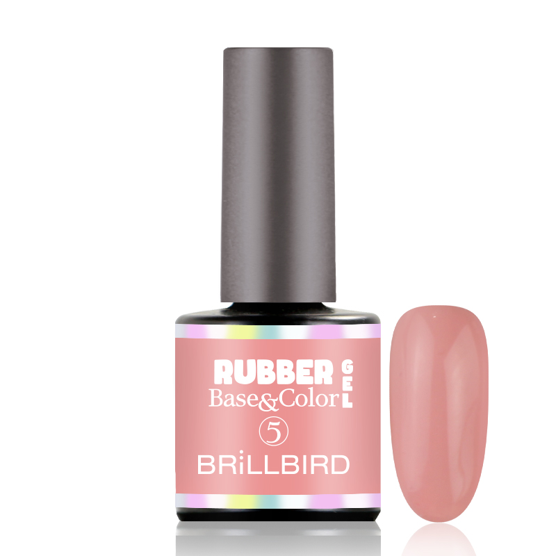 BrillBird - HEMA Free Rubber Gel Base&Color - 5 - 8ml