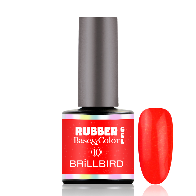 BrillBird - HEMA Free Rubber Gel Base&Color - 10 - 8ml