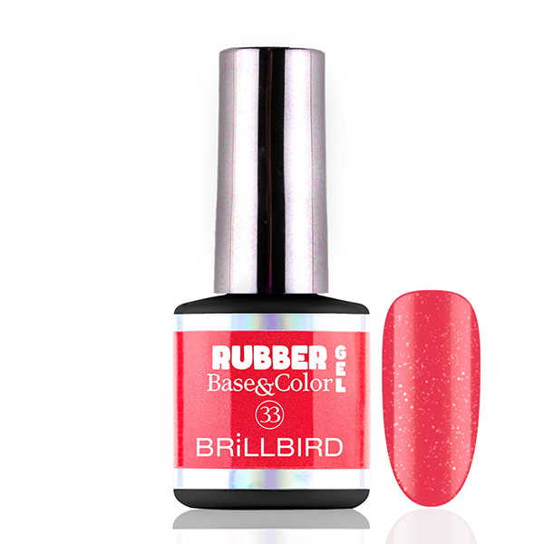 BrillBird - HEMA Free Rubber Gel Base&Color - 33 - 8ml