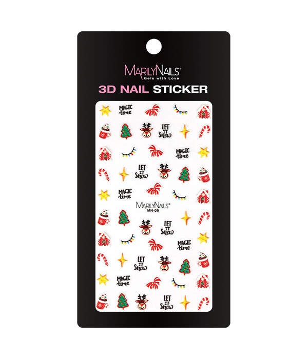 MarilyNails - 3D Körömmatrica MN-09